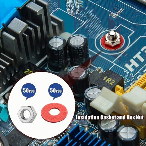 Bolt Dropper Computer Screw Assortment Kit - M2 Standoffs, NVMe, HDD Hard Drive, Fan, Chassis, ATX Case, Motherboard, Case Fan, Graphics, SSD, Spacer, Rubber Feet in Saudi Arabia