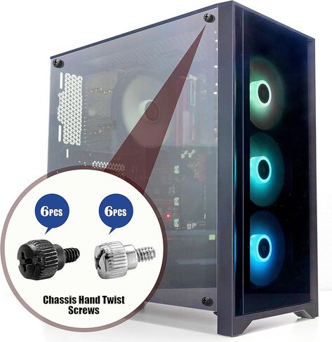 Bolt Dropper Computer Screw Assortment Kit - M2 Standoffs, NVMe, HDD Hard Drive, Fan, Chassis, ATX Case, Motherboard, Case Fan, Graphics, SSD, Spacer, Rubber Feet in Saudi Arabia