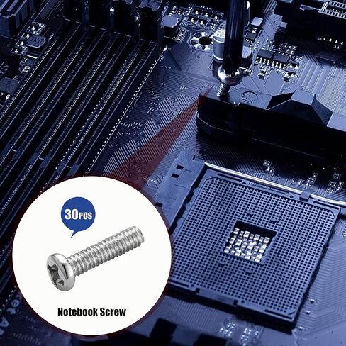 Bolt Dropper Computer Screw Assortment Kit - M2 Standoffs, NVMe, HDD Hard Drive, Fan, Chassis, ATX Case, Motherboard, Case Fan, Graphics, SSD, Spacer, Rubber Feet in Saudi Arabia