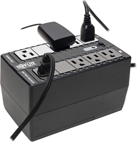 Eaton Tripp Lite BC350 350VA Small UPS 210W Battery Backup Surge Protector | 6 Outlets, Replaceable Battery, Home & Office, 5ft Extension Cord, 3-Year Manufacturer's Warranty & $100,000 Insurance in Kuwait