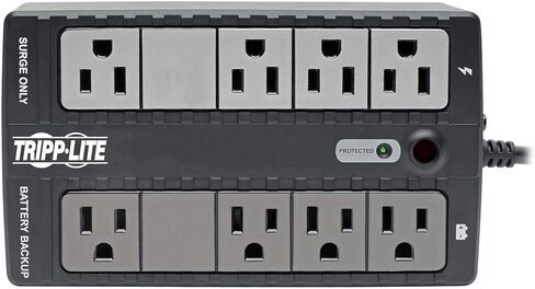 Eaton Tripp Lite BC350 350VA Small UPS 210W Battery Backup Surge Protector | 6 Outlets, Replaceable Battery, Home & Office, 5ft Extension Cord, 3-Year Manufacturer's Warranty & $100,000 Insurance in Kuwait
