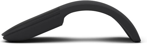 Microsoft Arc Mouse - Black. Sleek,Ergonomic design, Ultra slim and lightweight, Bluetooth Mouse for PC/Laptop,Desktop works with Windows/Mac computers in Saudi Arabia