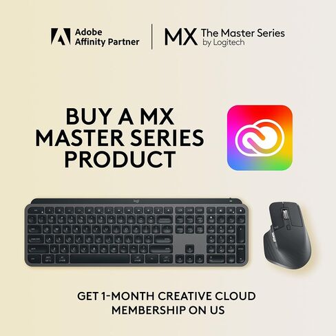 لوحة مفاتيح Logitech MX Keys Minimalist اللاسلكية المضيئة، مدمجة، بلوتوث، بإضاءة خلفية، USB-C، متوافقة مع Apple macOS، iOS، Windows، Linux، Android، هيكل معدني - جرافيت in Kuwait