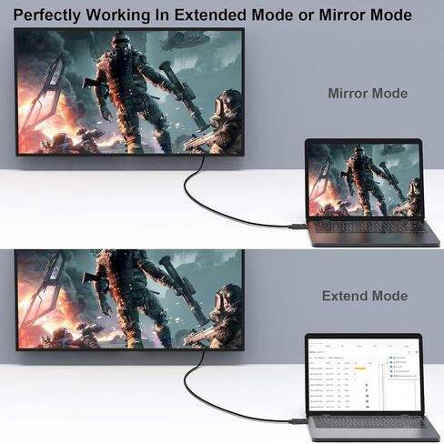 4K DisplayPort to HDMI 6 Feet Gold-Plated Cable, Uni-Directional DP 1.2 Computer to HDMI 1.4 Screen DisplayPort to HDMI Adapter Male to Male Black in Saudi Arabia