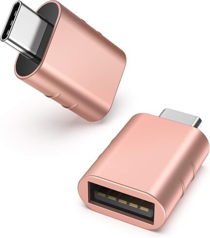 Syntech USB C to USB Adapter Pack of 2, USB 3.0 to Thunderbolt 5/4 Adapter | Compatible with MacBook Pro Air 2026, Surface, iPad, iPhone, Galaxy Notebook, XPS and More Type C Devices, Space Grey in Kuwait