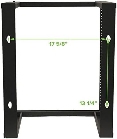 NavePoint 6U Wall Mount Rack - Server Rack for 19 Inch IT Equipment Open Frame Rack – Network Rack for AV & Server Equipment 16" Deep Rack, Black in Kuwait