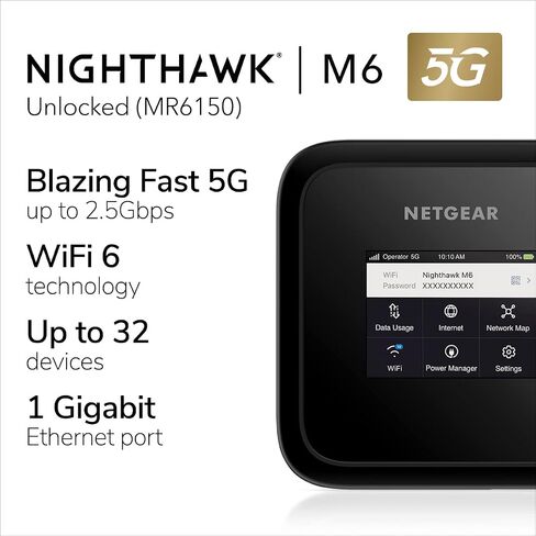 NETGEAR Omnidirectional MIMO Antenna (600451) - Boosts Performance of Internal Antennas, Compatible with M5 (MR5200) & M6 (MR6150) Hotspot Routers, Includes 2 TS-9 and 2 SMA Connectors in Kuwait