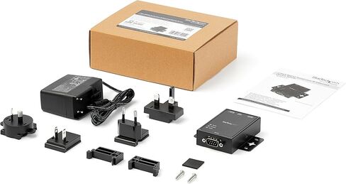 StarTech.com 1 منفذ RS232 إلى محول IP إيثرنت / خادم الجهاز - الألومنيوم - خادم جهاز تسلسلي عبر IP - محول تسلسلي إلى IP (NETRS2321P) in Kuwait