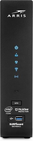 ARRIS (SB6190-RB) - Cable Modem - DOCSIS 3.0 32x8 Gigabit Modem, [Check with your provider for compatibility]1 Gbps Port, 800 Mbps Max Speed, 2 Year Warranty -Renewed in Kuwait