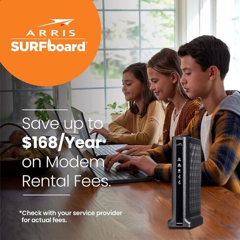 ARRIS SURFboard SBV3202 DOCSIS 3.0 Cable Modem with Voice | Xfinity in Kuwait