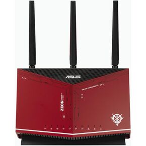 ASUS RT-AX86U Pro (AX5700) راوتر ألعاب ثنائي النطاق WiFi 6 قابل للتمديد، منفذ 2.5 جيجا، وضع ألعاب الهاتف المحمول، إعادة توجيه المنافذ، أمان الشبكة بدون اشتراك، VPN، متوافق مع AiMesh
