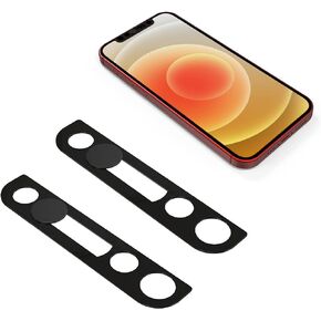غطاء كاميرا أمامية للهاتف، غطاء كاميرا ويب متوافق مع iPhone X/XS/XR/XS Max، iPhone 11/11 Pro/11 Pro Max، iPhone 12/12 Mini /12Pro /12Pro Max، يحمي الخصوصية والأمان، ولا يؤثر على معرف الوجه( أسود) in Kuwait