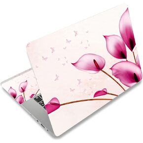 Laptop Notebook Skin Sticker Cover Decal Fits 12 13 13.3 14 15 15.4 15.6 inch Laptop Protector Notebook PC | Easy to Apply, Remove and Change Styles (Basketball Fire) in Saudi Arabia