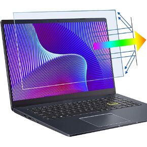2 Pack 15.6 Inch Anti Blue Light Screen Protector, Reduce Eye Strain Matte Anti Glare Computer Screen Cover, Blue Light Blocking Screen Protector for 15.6’’ with 16:9 Resolution Laptop