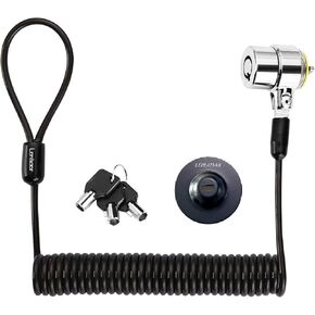 Keyed Alike 5Pack Security Hardware Cable Lock Kit,Retractable Cable Lock Portable Keyed Laptop Lock 5Keys 6.2Ft for Monitors, Laptops, MacBooks, Tablets, iPad,Mac mini, in Saudi Arabia
