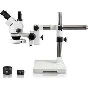 Trinocular Stereo Zoom Microscope 3.5X-90X, 144-LED Light in Saudi Arabia