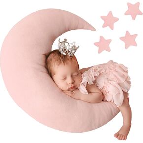 وسادة IGMaryBox Baby Moon Star وسادة لحديثي الولادة، دعامة تصوير لحديثي الولادة، مجموعة دعامات تصوير لحديثي الولادة (أبيض) in Kuwait