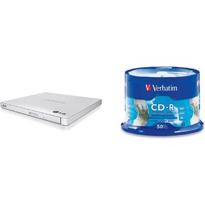 LG GP65NB60 8X USB 2.0 Super Multi Ultra Slim Portable DVD Writer Drive +/-RW External Drive with M-DISC Support - Black in Kuwait