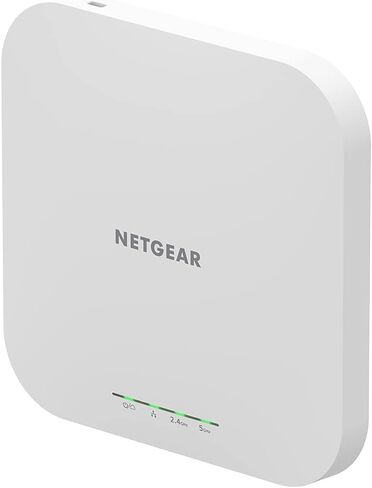 NETGEAR Cloud Managed Wireless Access Point (WAX610PA) - WiFi 6 Dual-Band AX1800 Speed | Up to 200 Client Devices | 802.11ax | Insight Remote Management | PoE+ Powered or Included AC Adapter in Saudi Arabia