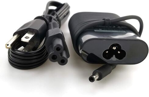 Dell Laptop Charger Slim 45W watt Power AC Adapter(Power Supply) Include Power Cord for Dell XPS 13 9333 9343 9350 9360 9370,LA45NM131 DA45NM131 in Saudi Arabia