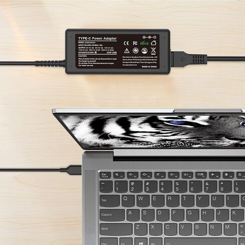 Universal Chromebook Charger USB C for 65W 45W Hp USB-C Laptop Charger,Replacement for Lenovo Thinkpad/Yoga,Dell Chromebook 3100,Latitude 5420,Asus,Samsung,Acer,Google Series Type C Power Adapter Cord in Saudi Arabia