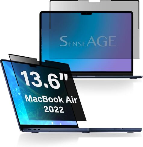 فلتر شاشة خصوصية مغناطيسي SenseAGE لجهاز MacBook Pro 13.3 بوصة، واقي شاشة للخصوصية سهل التشغيل/الإيقاف ومضاد للضوء الأزرق، متوافق مع MacBook Pro 13 بوصة (2016-2022 M1 M2) in Kuwait