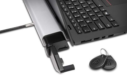 Kensington MacBook and Surface Laptop Locking Station with Combo Lock Cable (K64454WW) | Kensington Desk Mount Anchor Accessory for Cable Locks (K64613WW) in Kuwait