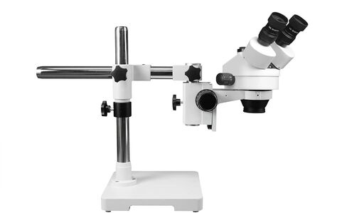 Trinocular Stereo Zoom Microscope 3.5X-90X, 144-LED Light in Kuwait