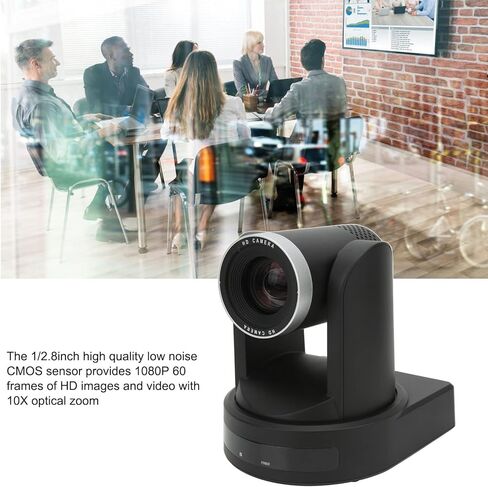 كاميرا Ptz مع تكبير بصري 10X، كاميرا مؤتمرات Ptz Usb 3.0 1080P 60 إطارًا في الثانية ± 170 درجة كاميرا بث مباشر، كاميرا فيديو للبث المباشر، كاميرا مؤتمرات فيديو للاجتماعات in Kuwait