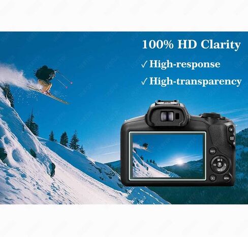 واقي شاشة ULBTER لكاميرا Canon EOS R100 EOSR100 حماية من الزجاج المقوى 9H من الحافة إلى الحافة، مضاد للخدش وبصمات الأصابع ومضاد للفقاعات [3 عبوات] in Saudi Arabia