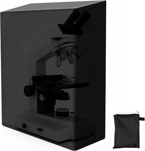 غطاء غبار مجهر QWORK، عبوتان من غطاء مقاوم للغبار عالي التحمل مقاوم للغبار للمجهر ذي الحجم القياسي، (20 بوصة × 17.5 بوصة × 7.5 بوصة في العمق 13.5 بوصة)، قابل لإعادة الاستخدام وسهل التنظيف in Kuwait