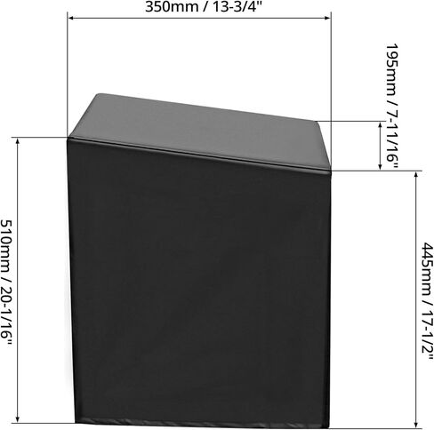 غطاء غبار مجهر QWORK، عبوتان من غطاء مقاوم للغبار عالي التحمل مقاوم للغبار للمجهر ذي الحجم القياسي، (20 بوصة × 17.5 بوصة × 7.5 بوصة في العمق 13.5 بوصة)، قابل لإعادة الاستخدام وسهل التنظيف in Kuwait