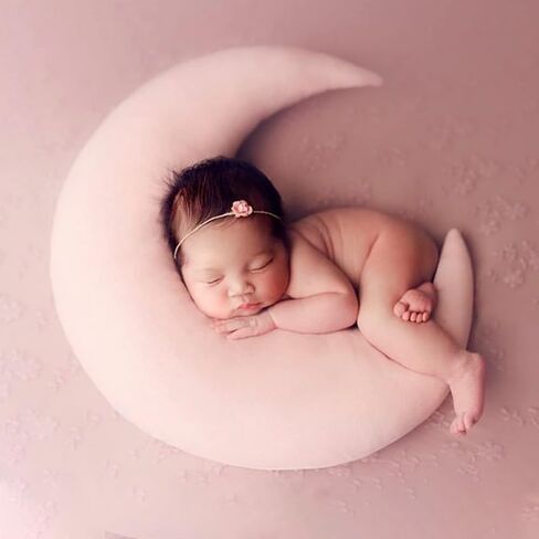 Baby Moon Star Pillow Newborn Posing Pillow Newborn Photography Prop Newborn Photography Posing Pillows Newborn Photography Props Set (Grey) in Saudi Arabia