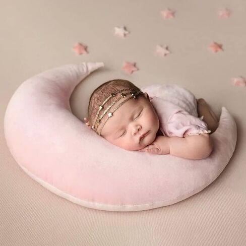 Baby Moon Star Pillow Newborn Posing Pillow Newborn Photography Prop Newborn Photography Posing Pillows Newborn Photography Props Set (Grey) in Saudi Arabia