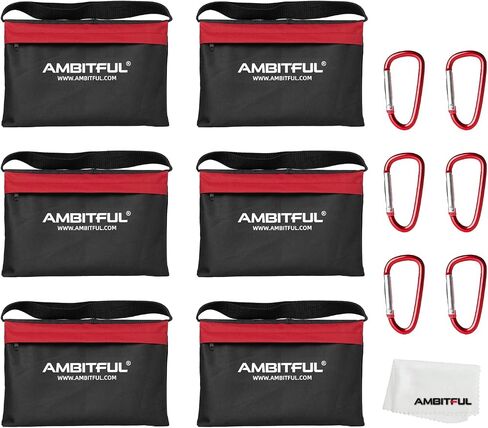 AMBITFUL Set of Heavy Duty Sand Bag Photography Studio Video Stage Film Sandbag Saddlebag for Light Stands Boom Arms Tripods(2 Packs) in Saudi Arabia