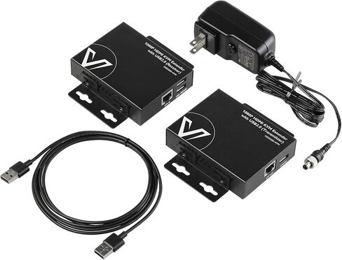 AV Access KVM Switch Dual Monitor 4K@60Hz, 2K@144Hz, 1080P@240Hz, USB 3.0 KVM Switch 2 Monitors 2 Computers, Ultrawide Screen PC Keyboard Mouse Switcher, Hotkey Switch in Kuwait