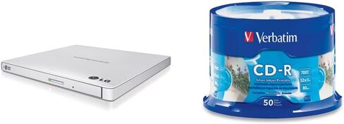 LG GP65NB60 8X USB 2.0 Super Multi Ultra Slim Portable DVD Writer Drive +/-RW External Drive with M-DISC Support - Black in Kuwait