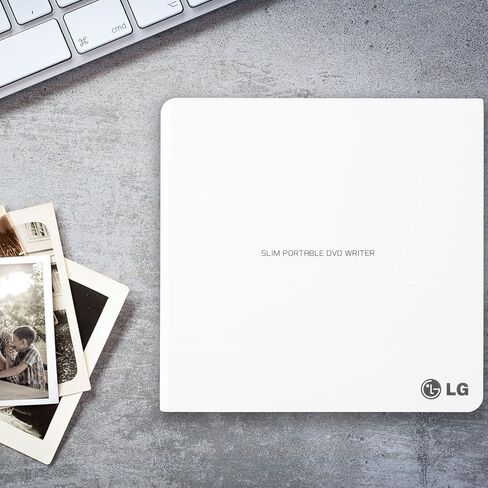 LG GP65NB60 8X USB 2.0 Super Multi Ultra Slim Portable DVD Writer Drive +/-RW External Drive with M-DISC Support - Black in Kuwait