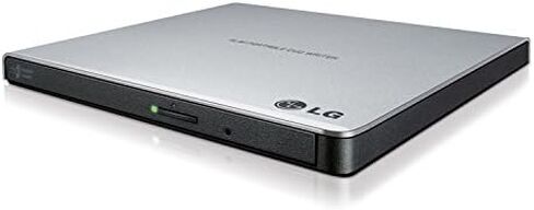 LG GP65NB60 8X USB 2.0 Super Multi Ultra Slim Portable DVD Writer Drive +/-RW External Drive with M-DISC Support - Black in Saudi Arabia