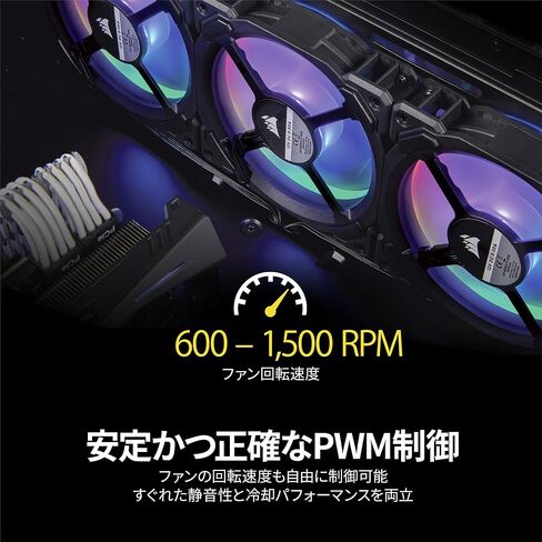 Corsair LL Series LL120 RGB 120mm Dual Light Loop RGB LED PWM Fan Single Pack (CO-9050071-WW) for Desktop,Black, No Controller in Saudi Arabia