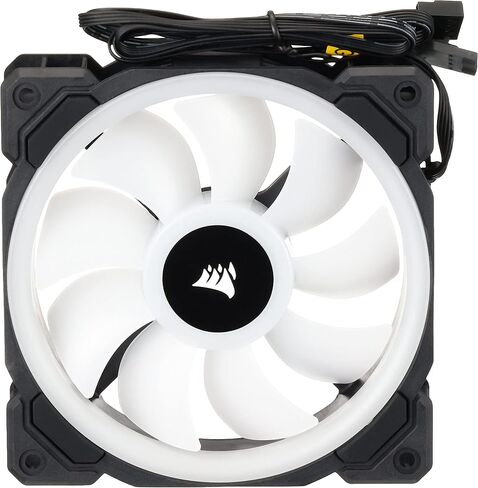 Corsair LL Series LL120 RGB 120mm Dual Light Loop RGB LED PWM Fan Single Pack (CO-9050071-WW) for Desktop,Black, No Controller in Saudi Arabia