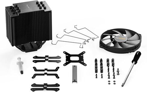 be quiet! Dark Rock Pro 4, BK022, 250W TDP, CPU Cooler Black in Kuwait