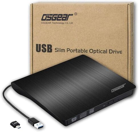 OSGEAR Internal Thickness 12.7mm SATA 8X DVDRW CD DVD RW ROM Recorder Laptop Replacement PC Mac Tray Loading Drive in Kuwait