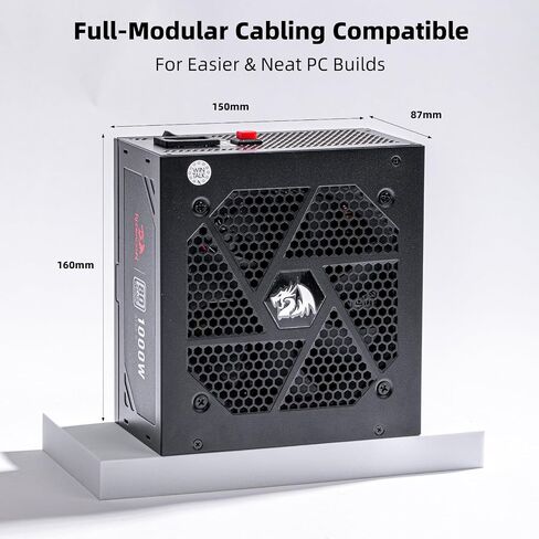 Redragon RGPS-850W 850 Watt 80+ Gold Fully Modular PSU, ATX 3.1 & PCIe 5.1 in Kuwait