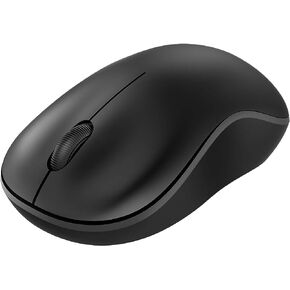 نولاكسي ماوس بلوتوث لاسلكي 2.4G بوضع مزدوج (بلوتوث 5.0+USB) ماوس كمبيوتر مع مستقبل USB ماوس مريح للابتوب وايباد وماك او اس والكمبيوتر وويندوز واندرويد (اسود) in Kuwait