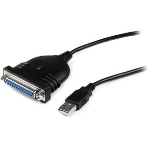 StarTech 6ft. (1.8m) USB to Parallel Port Adapter, IEEE-1284 (ICUSB1284) | Male/Male, USB to Centronics Cable in Saudi Arabia