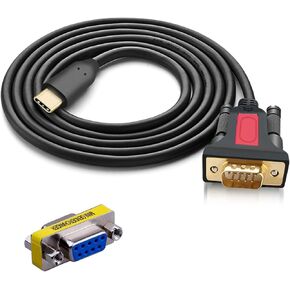 USB to RS232 DB9 Serial (9-Pin) Adapter Cable 5ft Compatible with MAC OS, Windows, Android, Linux (USB A) in Saudi Arabia