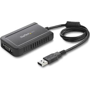 StarTech USB-A 2.0 to VGA Adapter, 1080p, TAA, USB powered (USB2VGAE3) | USB to VGA monitor converter, External video card, Up to five adapters per source, Windows only in Saudi Arabia
