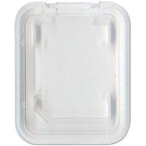 eTECH Collection Clear Plastic SD/SDHC/SDXC/Secure Digital Memory Card Case Holder Compatible for SanDisk/Kingston/Transcend/Samsung Memory Card (1 Pack) in Kuwait