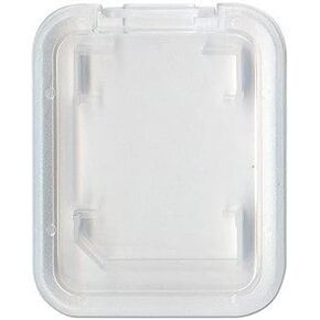 eTECH Collection Clear Plastic SD/SDHC/SDXC/Secure Digital Memory Card Case Holder Compatible for SanDisk/Kingston/Transcend/Samsung Memory Card (1 Pack) in Saudi Arabia
